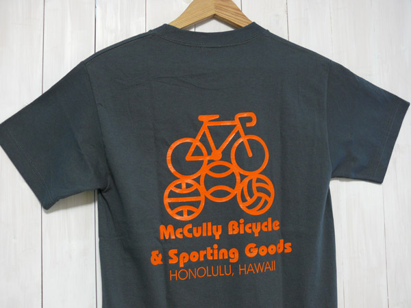 ハワイ限定Tシャツ マッカリー・バイシクル mccullybs001gry / サンドブルー sand blue